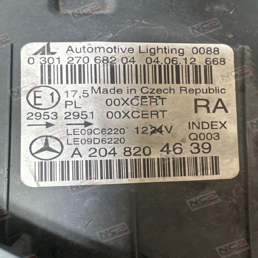 C Class · W204 2011-2014